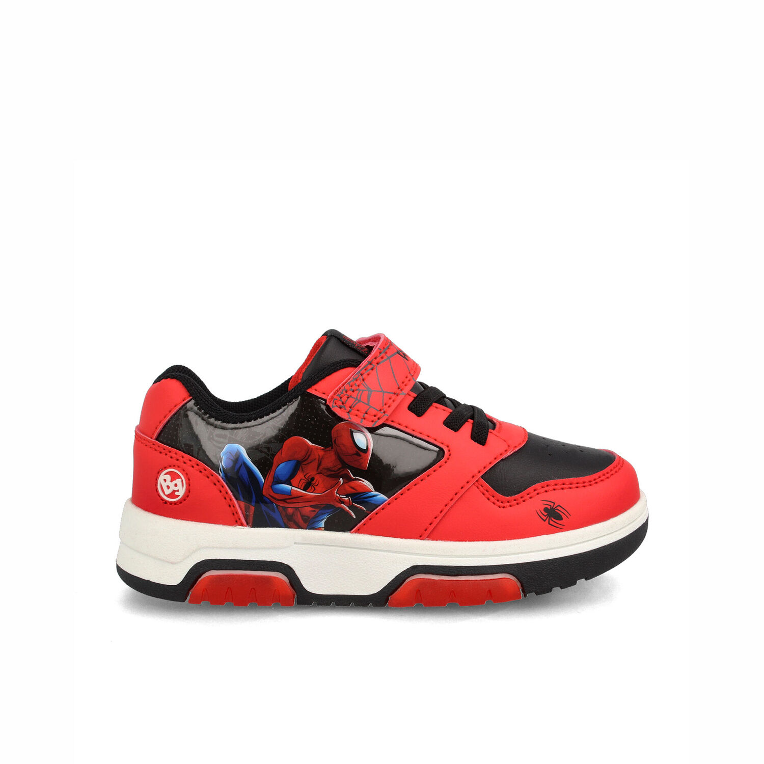 Zapatilla Ni&ntilde;o Bubblegummers Spiderman Rojo - Negro image number 0.0